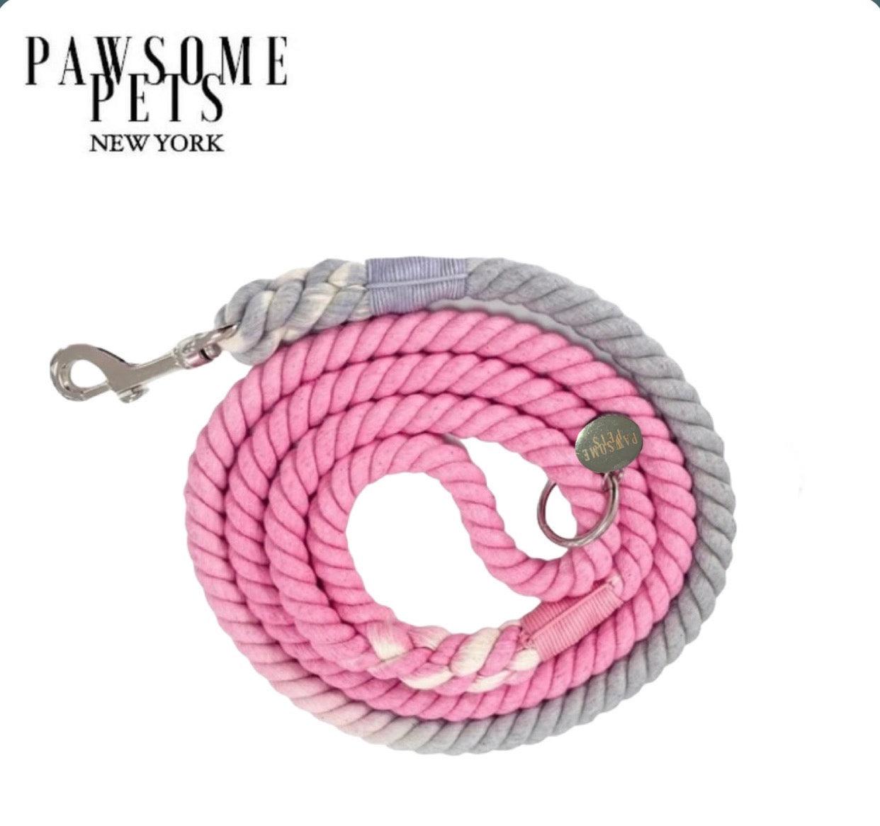 ROPE LEASH - OMBRE GREY PINK