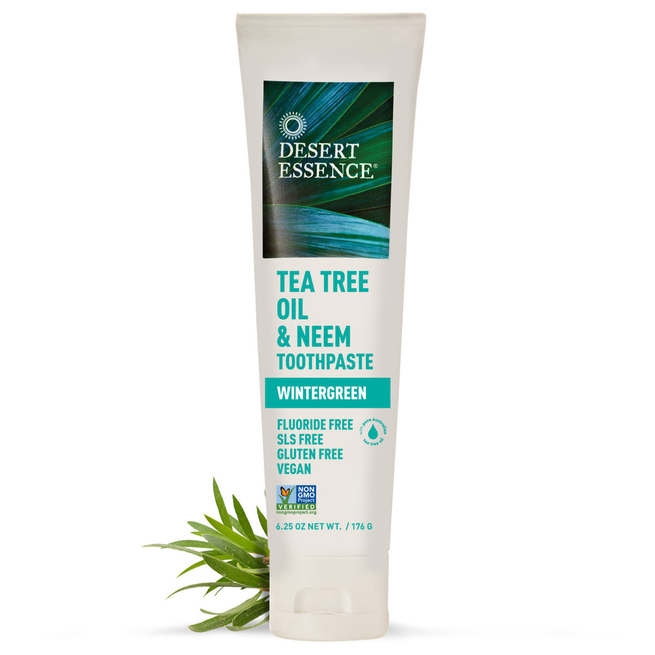 Desert Essence Tea Tree Neem Wintergreen Toothpaste (1x6.25 Oz)