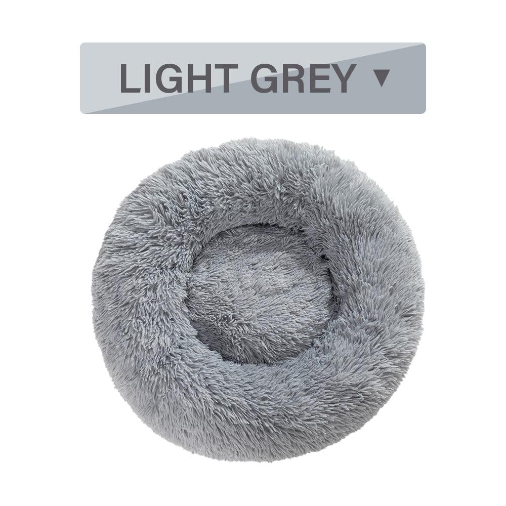 The Snugglepaws Plush Donut Pet Bed: Luxuriously Cozy Haven For Dogs And Cats