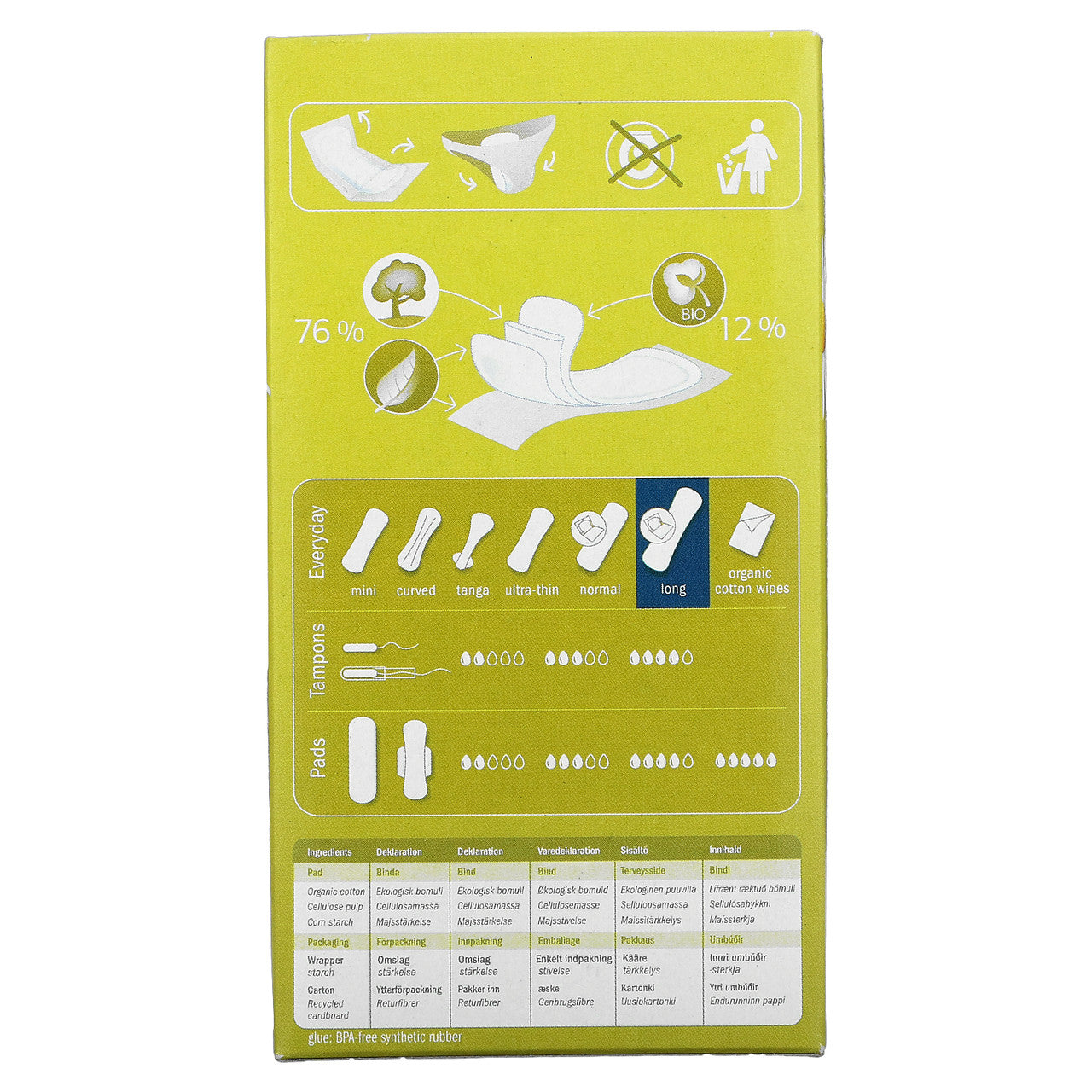 NATRA PANTY LNR LNG WRAP ( 1 X 16 CT   )