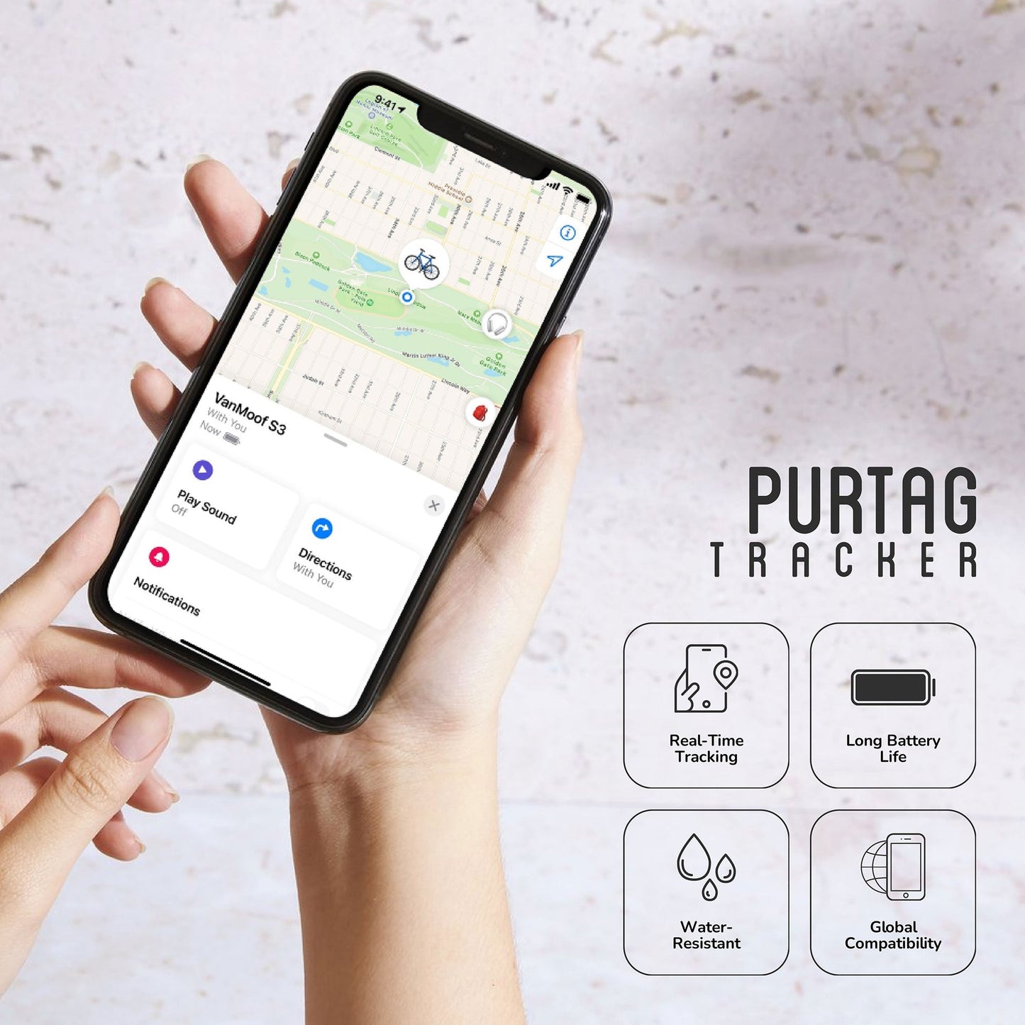 Ultimate Travel Essentials Bundle – Wireless Earbuds, Purtag Tracker & Memory Foam Travel Pillow Set