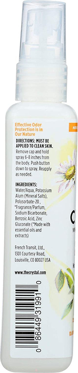 Crystal Essence Mineral Chamomile Deodorant Body Spray (1x4 Oz)