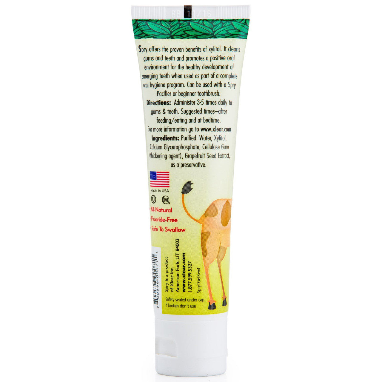 Spry Kids Tooth Gel Original Flavor (1x2 OZ)