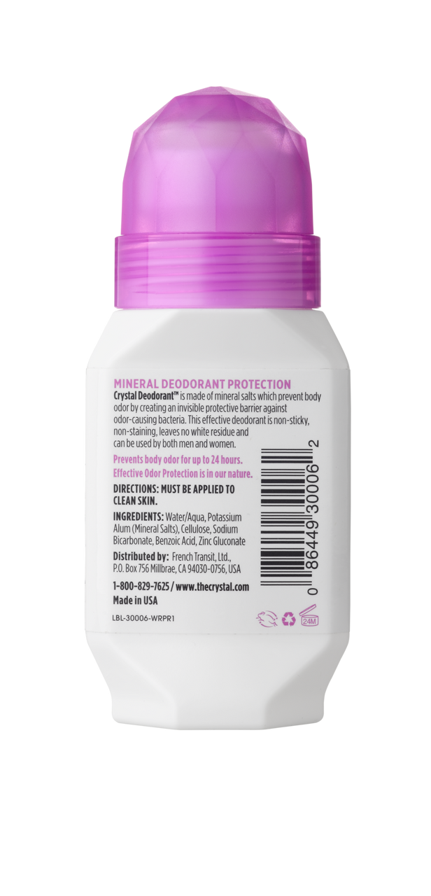 Crystal Deodorant Crystal Body Roll-On Deodorant (1x2.25 Oz)